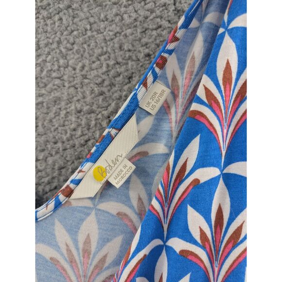 Boden Effie V-Neck Stretch Jersey Faux Wrap Dress Women's size 16 Style J0585 - Picture 5 of 14